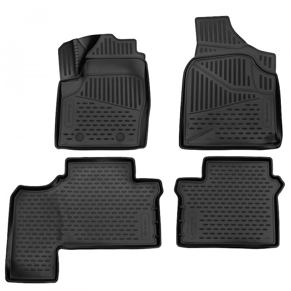 3D Patosnice VOLKSWAGEN Sharan, 1995-2010 minivan, 2 reda, set 4 kom.